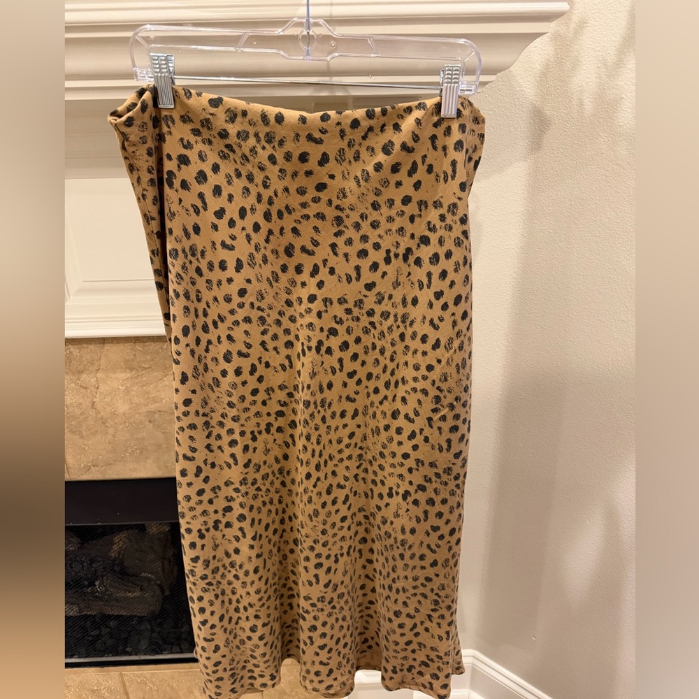 Bella Dahl leopard skirt